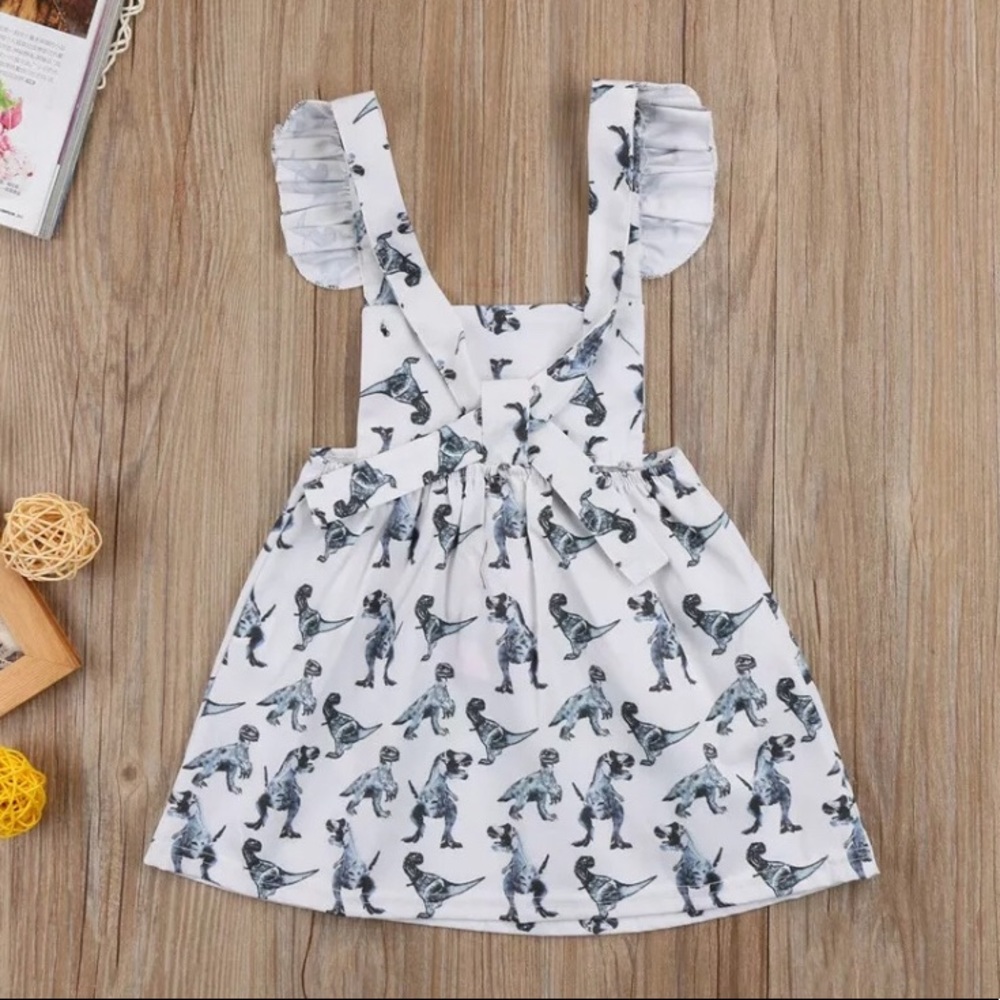 T-Rex Dino baby girl dress - Picture 5 of 5